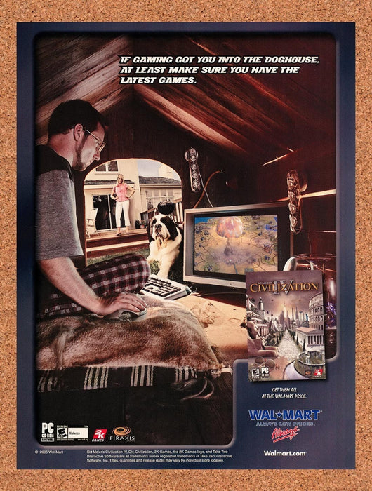 2006 Civilization IV Wal-Mart Original Ad v1 - for just $19.49! 