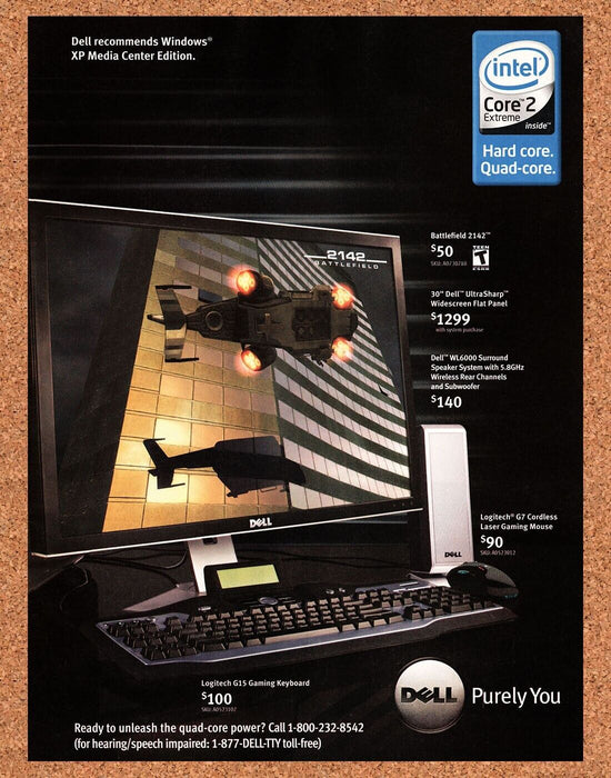 2007 Battlefield 2142 PC Original Intel Ad - for just $17.99! 