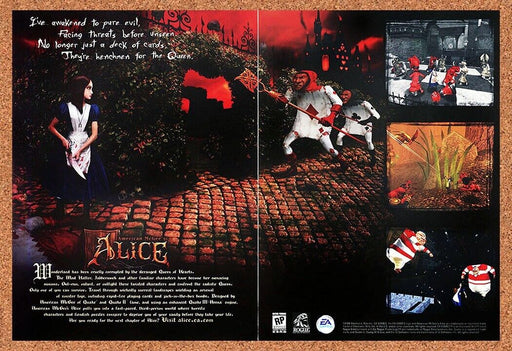 2003 American McGee's Alice PC Original Card Soldiers Ad v1 - for just $22.99! 