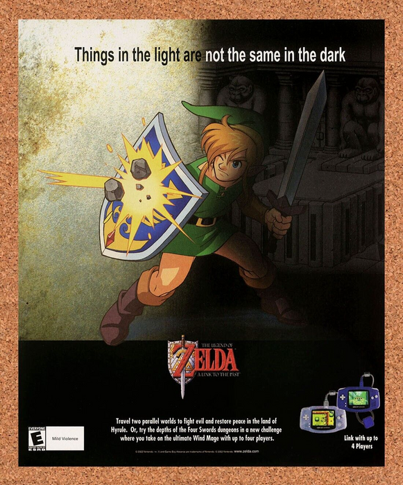 2005 Zelda A Link To The Past GBA Original Ad v1 - for just $18.99! 