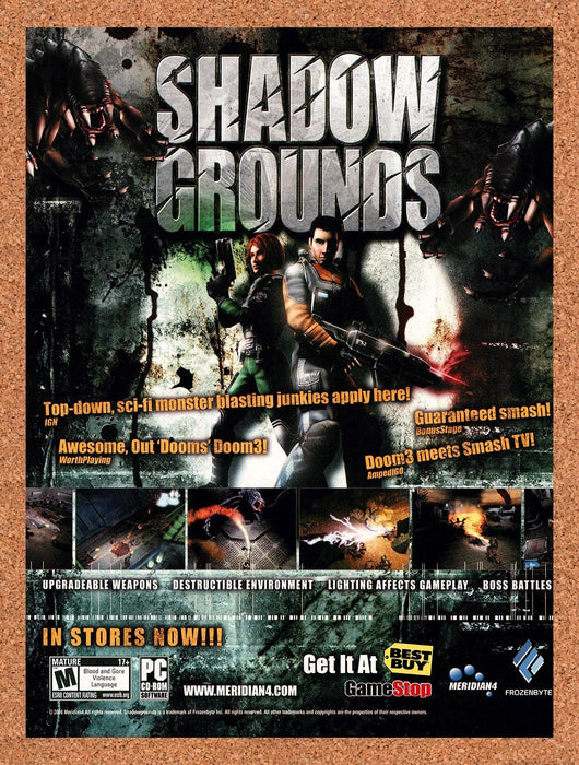 2006 Shadow Grounds PC Original Ad v1 - for just $19.49! 