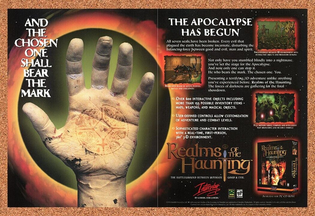 1999 Realms Of The Haunting PC Original Ad - for just $21.49! 