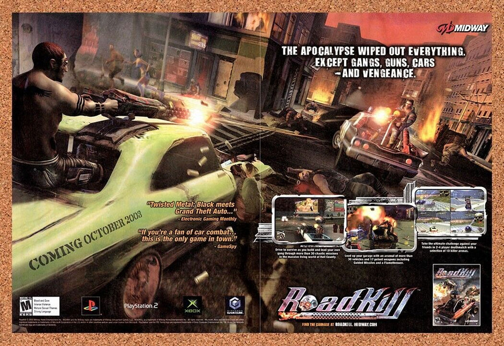 2003 Roadkill PS2 Original Ad - for just $21.49! 