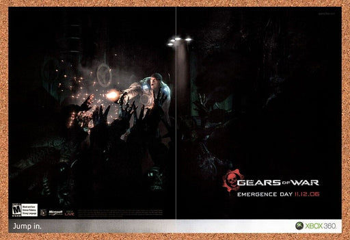 2007 Gears Of War Xbox 360 Original Ad - for just $21.49! 