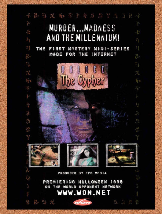1998 Unlock The Cypher PC Original Ad v1 - for just $19.49! 
