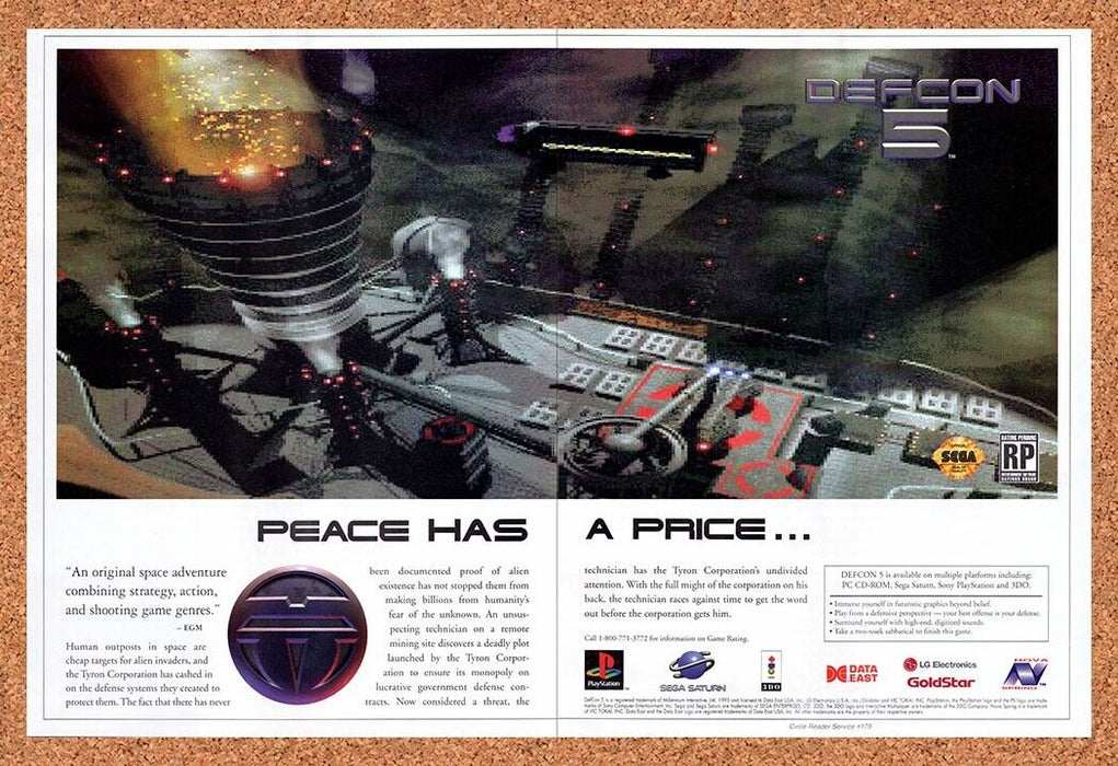 1997 Defcon 5 PC Original Ad - for just $21.49! 