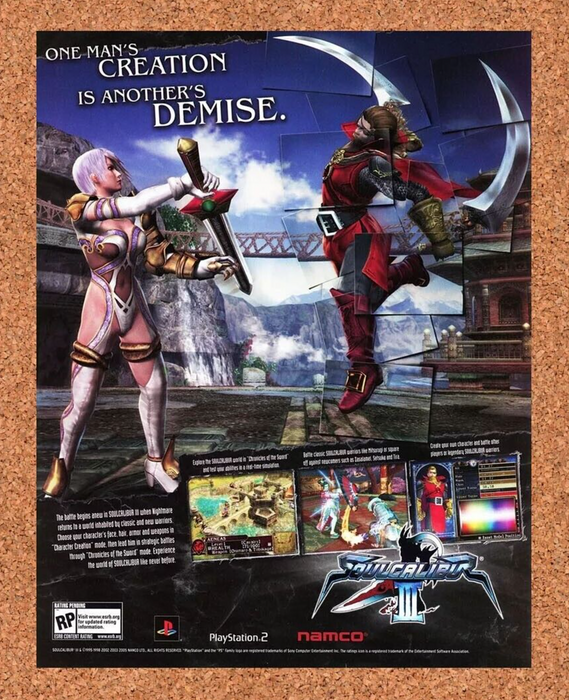 2006 SoulCalibur III PS2 Original Ad v1 - for just $17.99! 