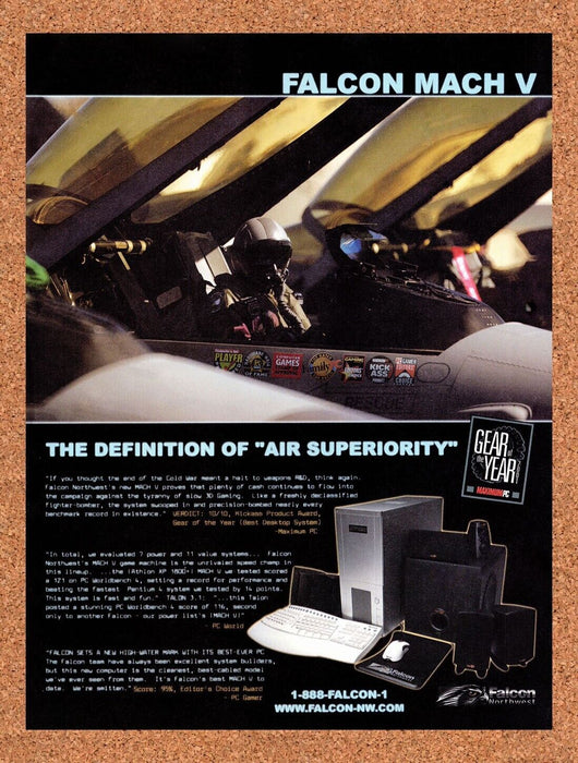 2002 Falcon Northwest Falcon Mach V Original Ad v14 - for just $17.99! 