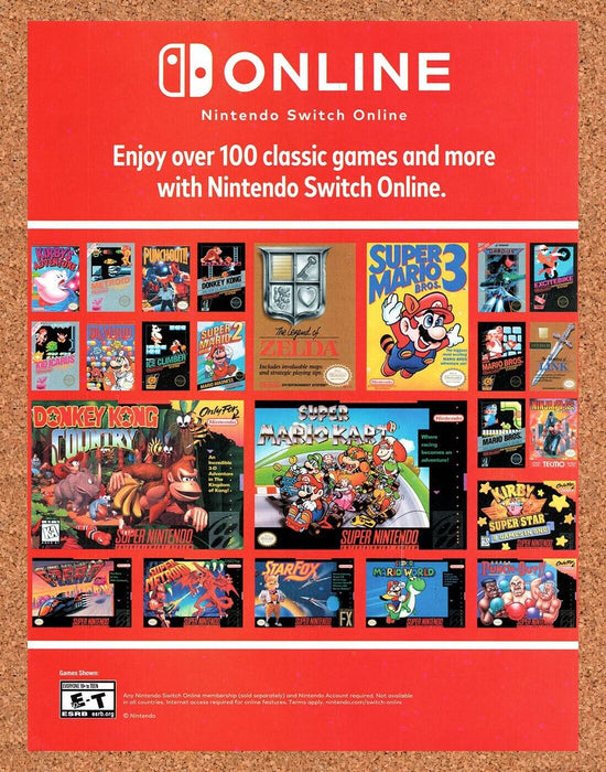 2022 Nintendo Switch Online Original Ad v1 - for just $17.99! 