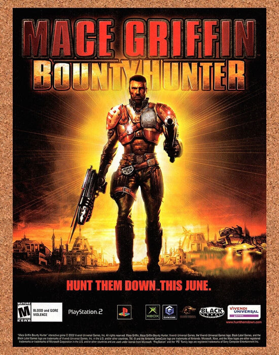2003 Mace Griffin Bounty Hunter PS2 Original Ad - for just $17.99! 