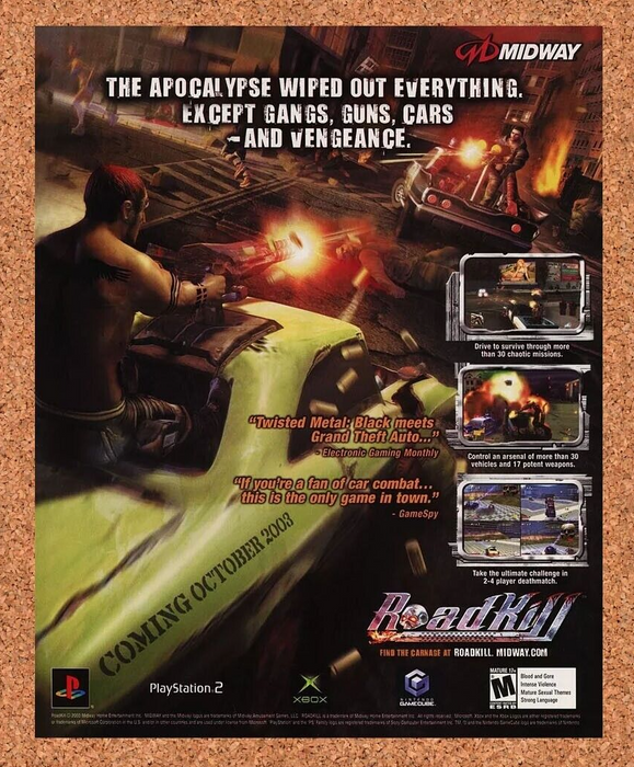 2005 Roadkill PS2 Original Ad - for just $17.99! 