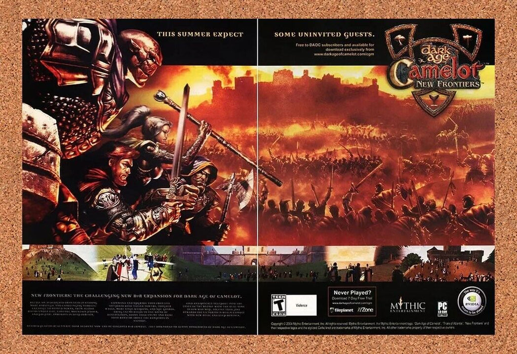 2006 Dark Age Of Camelot New Frontiers PC Original Ad v7 - for just $22.49! 
