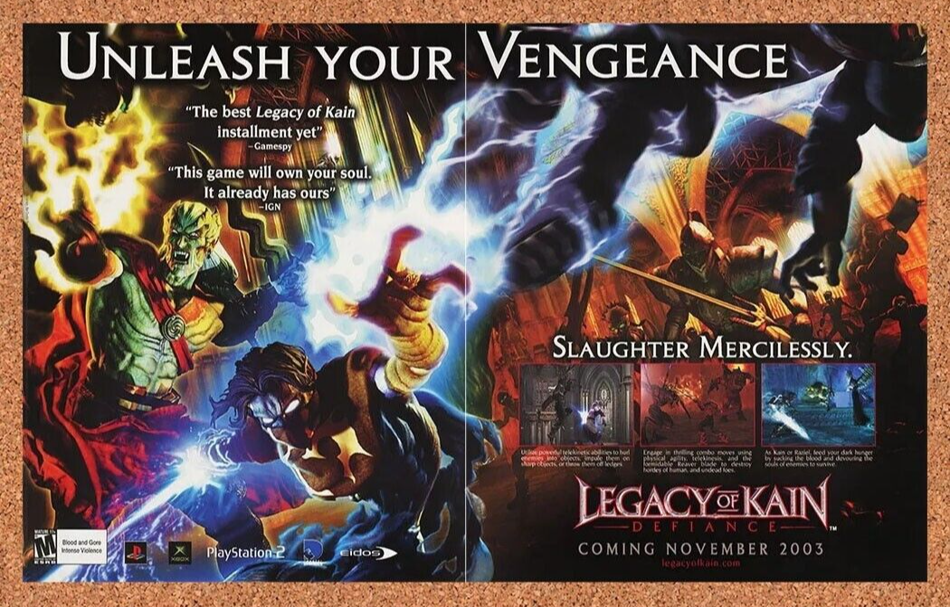 2005 Legacy Of Kain Defiance PS2 Original Ad v2 - for just $21.49! 