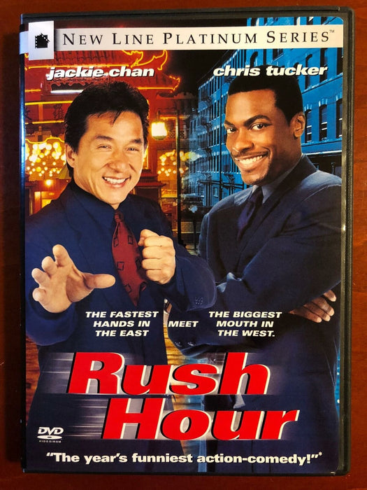 Rush Hour (DVD, 1998, New Line Platinum Series) - K0218 - for just $1.99! 