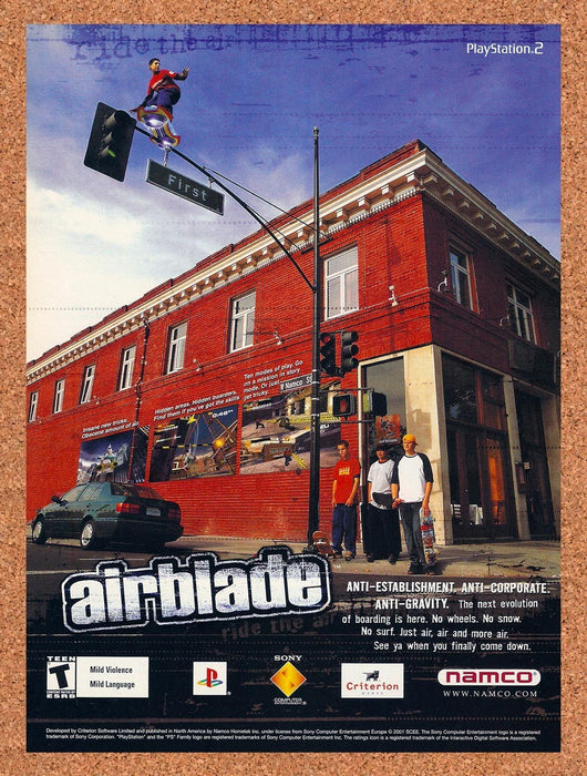 2002 Airblade PS1 Original Ad v1 - for just $19.49! 