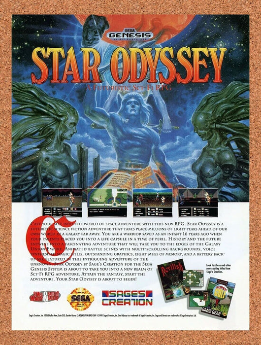 1992 Star Odyssey Genesis Original Ad - for just $17.99! 