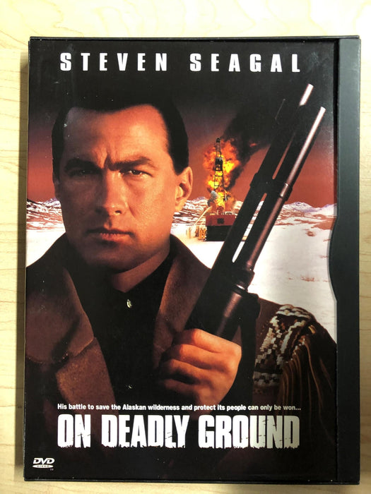 On Deadly Ground (DVD, 1994) - L04 - for just $3.99! 