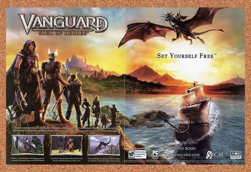 2008 Vanguard Saga of Heroes PC Game Original Ad - for just $21.49! 