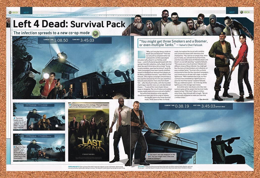 2009 Left 4 Dead Survival Pack Original Ad v4 - for just $21.49! 