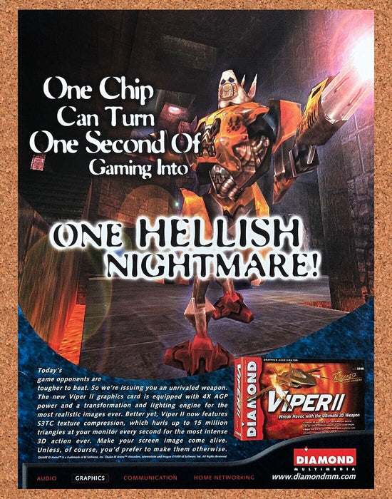2002 Quake III PC Original Viper II Ad v1 - for just $17.99! 