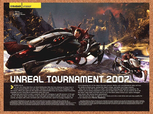 2006 Unreal Tournament 2007 PC Original Ad v2 - for just $17.99! 