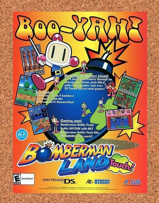 2006 Bomberman Land Touch DS Original Ad v1 - for just $17.99! 