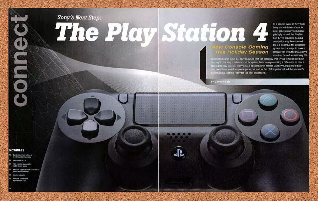 2014 Sony PS4 Console Release Original Ad v1 - for just $21.49! 