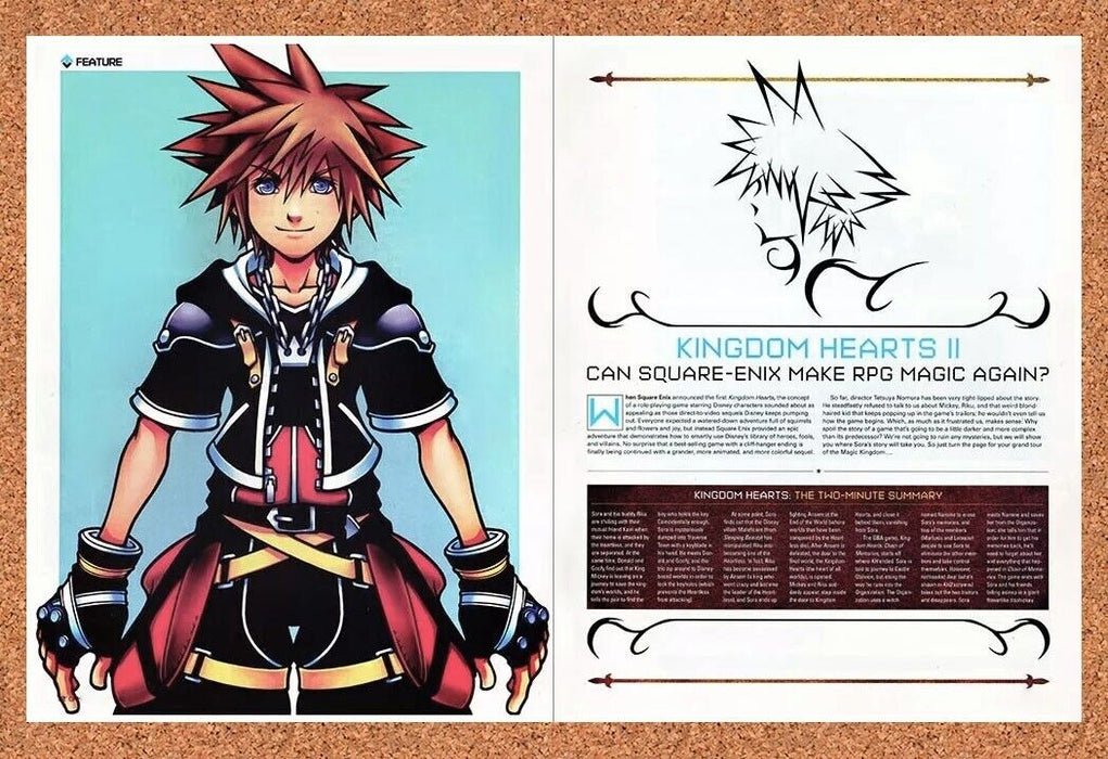 2007 Kingdom Hearts II PS2 Original Ad - for just $21.49! 