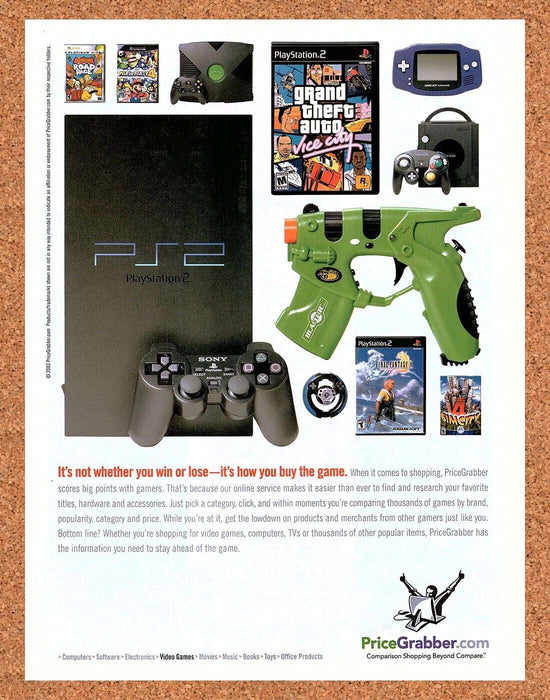 2003 Sony PS2 Console Original Ad v4 - for just $17.99! 