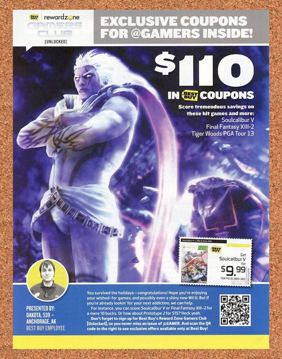 2015 SoulCalibur V Xbox 360 Original Best Buy Ad v2 - for just $18.99! 