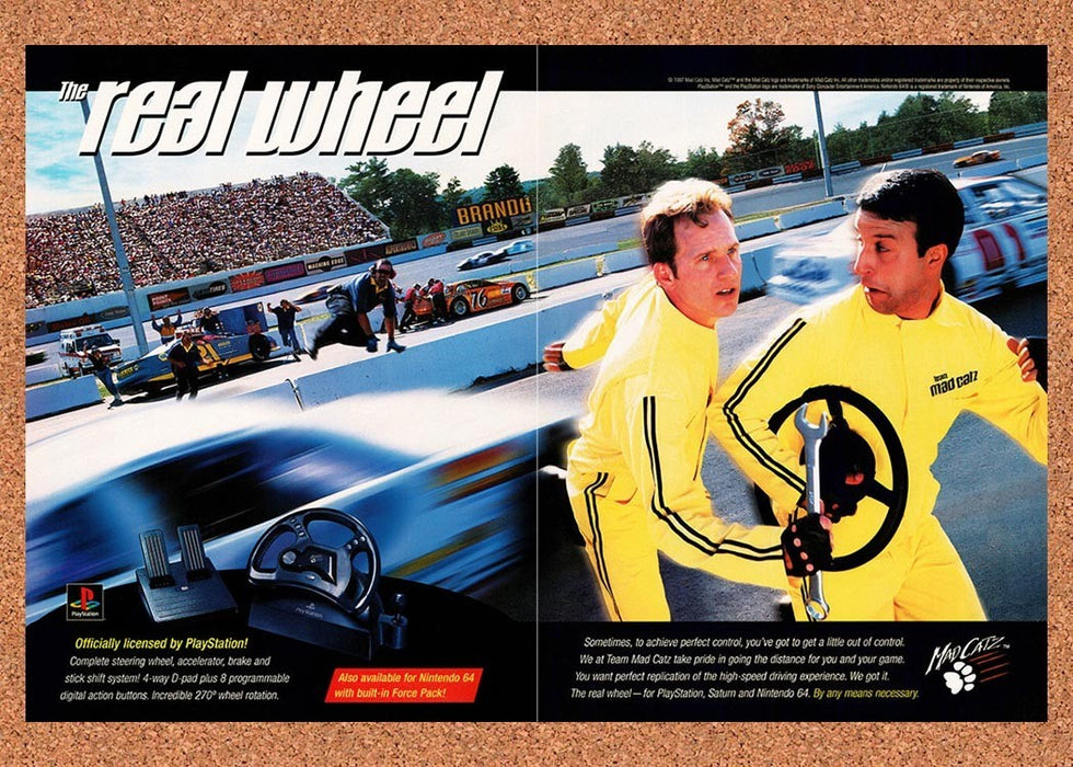 1999 Mad Catz The Real Wheel Original Advertisement v2 - for just $19.19! 