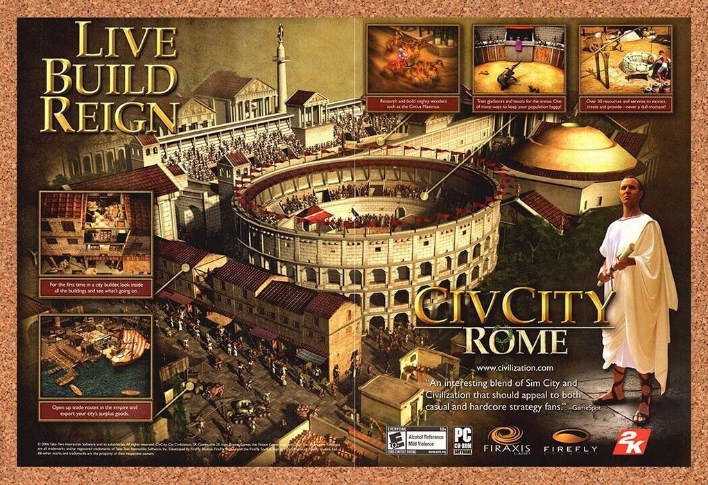 2006 CivCity Rome PC Original Ad - for just $21.49! 