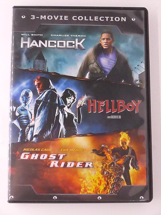 Hancock, Hellboy, Ghost Rider (DVD, 3-film) - K6 - for just $2.99! 