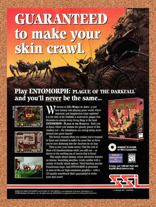 1995 EntoMorph PC Original Ad - for just $17.99! 