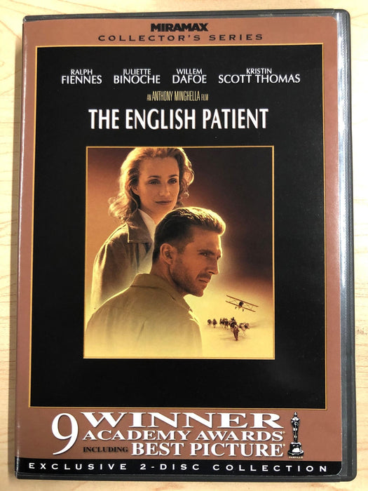 The English Patient (DVD, 1996, 2-Disc, Collectors Edition) - K8 - for just $4.99! 