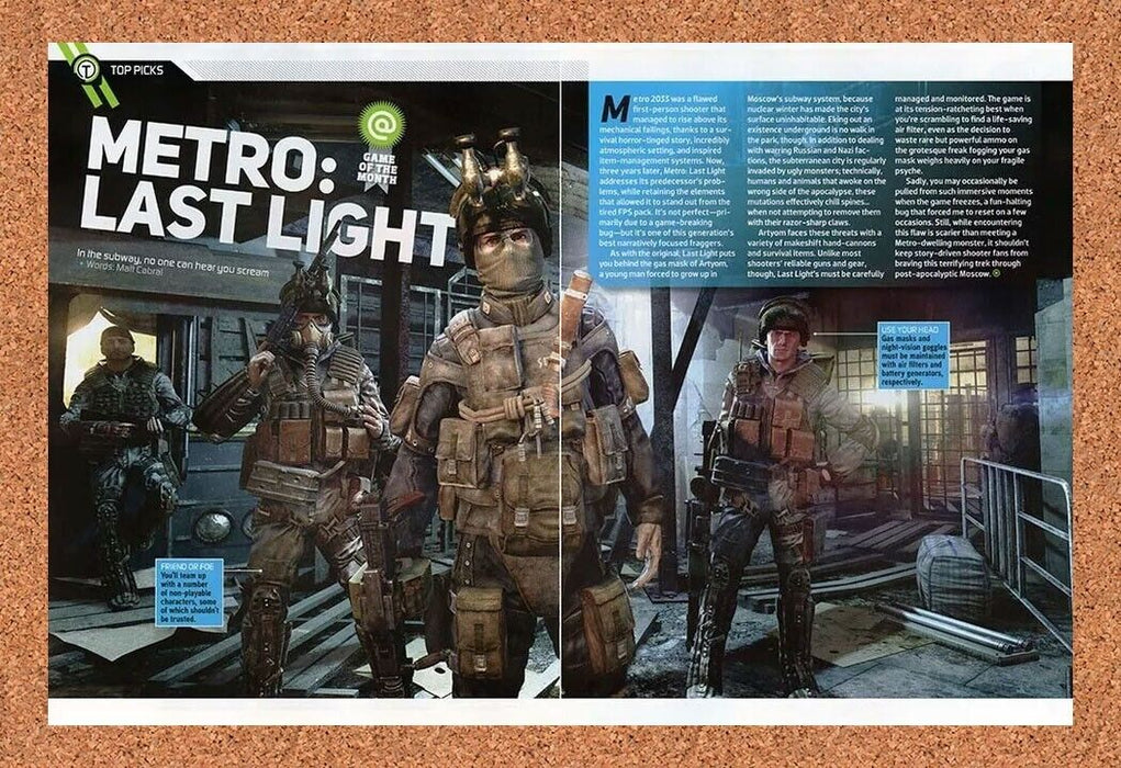 2015 Metro Last Light Xbox 360 Original Ad - for just $22.49! 