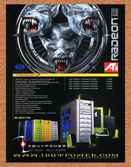 2005 ATI Radeon 9700 Pro Video Card Original Cerberus Ad v3 - for just $17.99! 