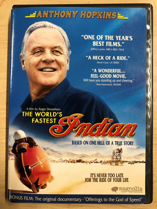 The Worlds Fastest Indian (DVD, 2005) - K7 - for just $3.25! 