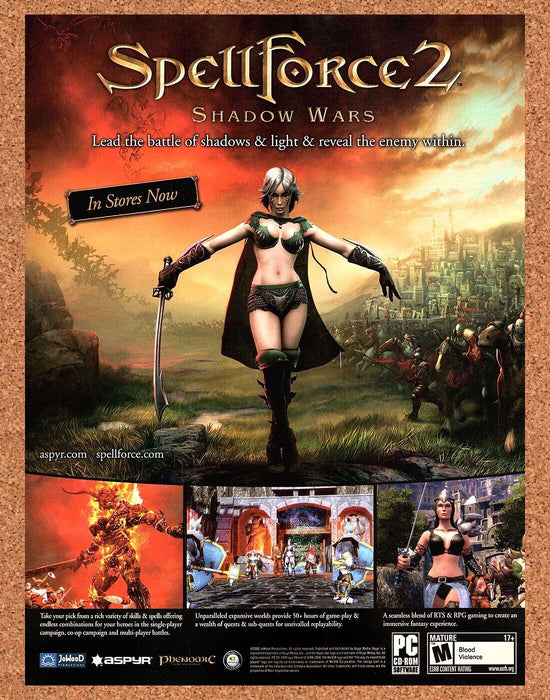 2006 Spellforce 2 Shadow Wars PC Original Ad - for just $17.99! 