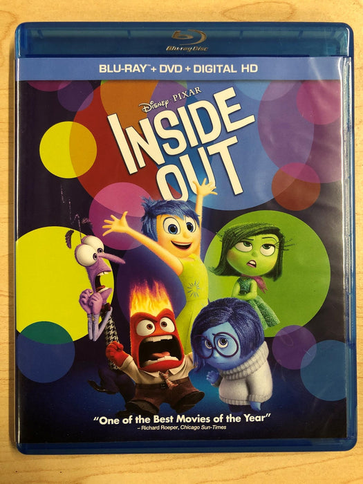 Inside Out (Blu-ray, DVD, Disney Pixar, 2015) - K9 - for just $5.99! 