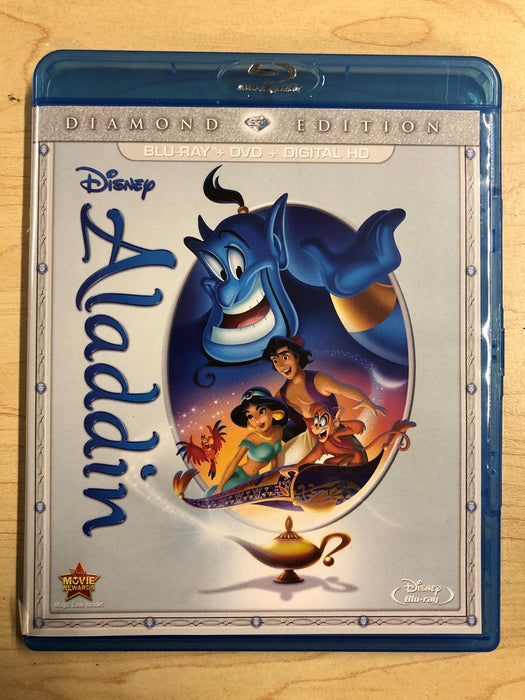 Aladdin (Blu-ray, DVD, Disney Diamond Edition, 2019) - K8 - for just $6.99! 