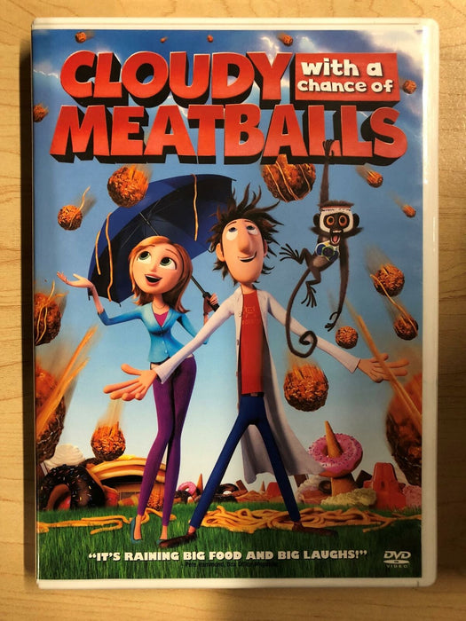 Cloudy With a Chance of Meatballs (DVD, 2009) - K8 - for just $1.99! 