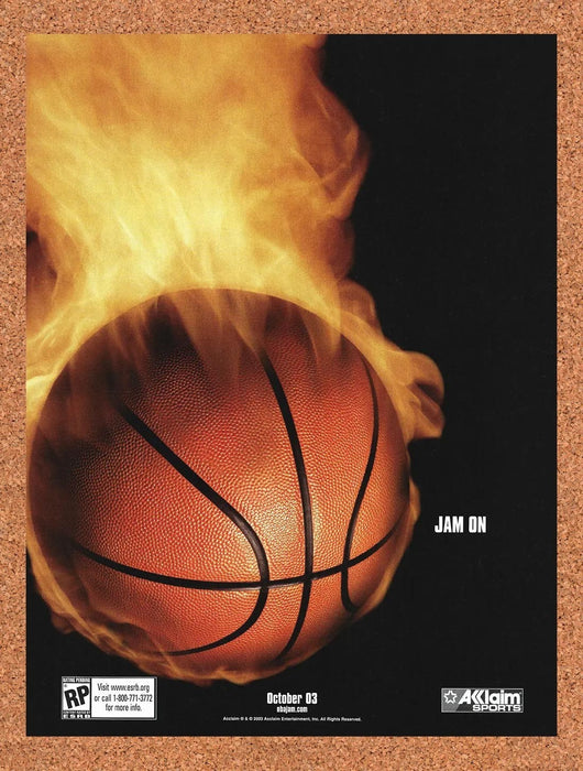 2003 NBA Jam PS2 Original Advertisement v8 - for just $19.49! 