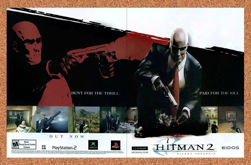 2006 Hitman 2 PS2 Silent Assassin Original Ad - for just $21.49! 