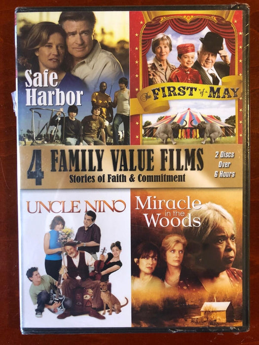 Safe Harbor, The First of May, Uncle Nino, Miracle in t... (DVD, 4-film) - NEW24 - for just $2.25! 