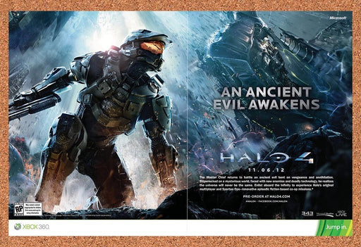 2012 Halo 4 Xbox 360 Original Ad v8 - for just $21.49! 