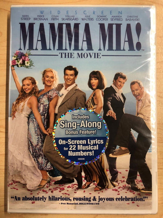 Mamma Mia (DVD, 2008, Widescreen) - NEW26 - for just $2.25! 