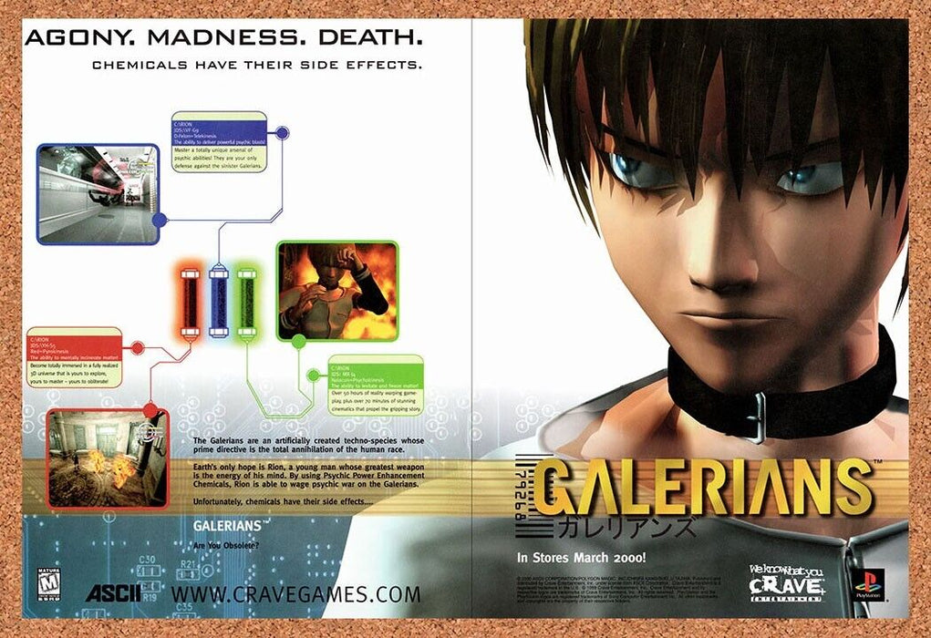 2002 Galerians PS1 Original Ad - for just $21.49! 