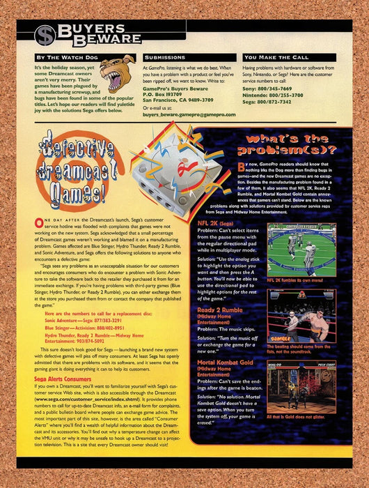 2000 Sega Dreamcast Defective Dreamcast Games Original Ad v3 - for just $18.29! 