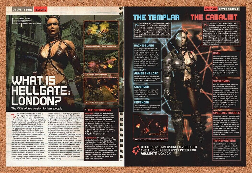 2006 Hellgate London PC Original Ad v1 - for just $21.49! 